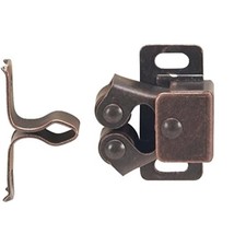 Double Roller Catch Pack of 2 in Antique Copp...