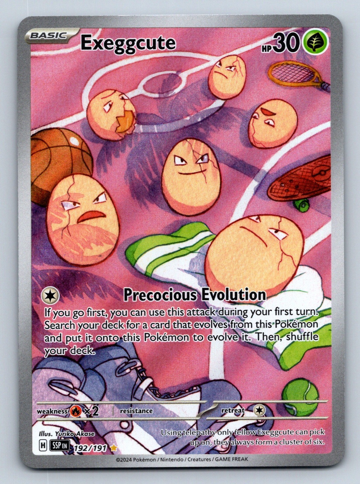 Exeggcute 192/191 - SV08: Surging Sparks - NM - Pokemon TCG