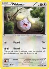 Whismur FCO 80/124 C XY - Fates Collide Pokemon Card MP