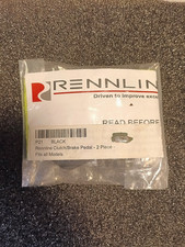 Rennline Clutchbrake Pedal 2 Piece Perforated Black Fits Porsche Models Rennline Clutchbrake Pedal 2 Piece Perforated Black Fits Porsche Models