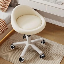 Adjustable Rolling Salon Stool With Backrest Swivel Chair Spa Tattoo