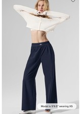 AIo Yoga Suit Up Trouser Regular Women Casual Pants Navy  Med