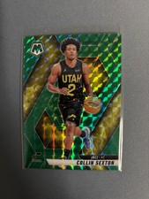 2024-25 Panini Mosaic #166 Collin Sexton Green Mosaic