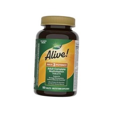 Alive Max3 Potency Adult Complete Multivitamin, High 180 Count Pack of 1 