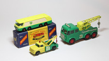 Matchbox Lesney BP Collection M1 BP Autotanker, K12 Foden Breakdown Tractor
