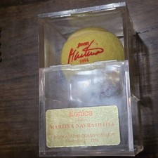 Martina Navratilova Konica VIRGINA SLIMS Championship Match Tennis Ball Nov 1994