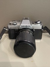 Vintage Minolta X-370 Camera With Original Case And Strap