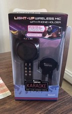 Vivitar ISing Light-Up Wireless Bluetooth Karaoke Microphone w/ Phone Holder