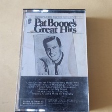 Pat Boone Great Hits Cassette Tape Pickwick CS-3597 1978