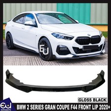 F�R BMW 2ER GRAN COUPE F44 FRONTLIPPE SPLITTER GLANZ SCHWARZ 2020+ OEM PASSFORM