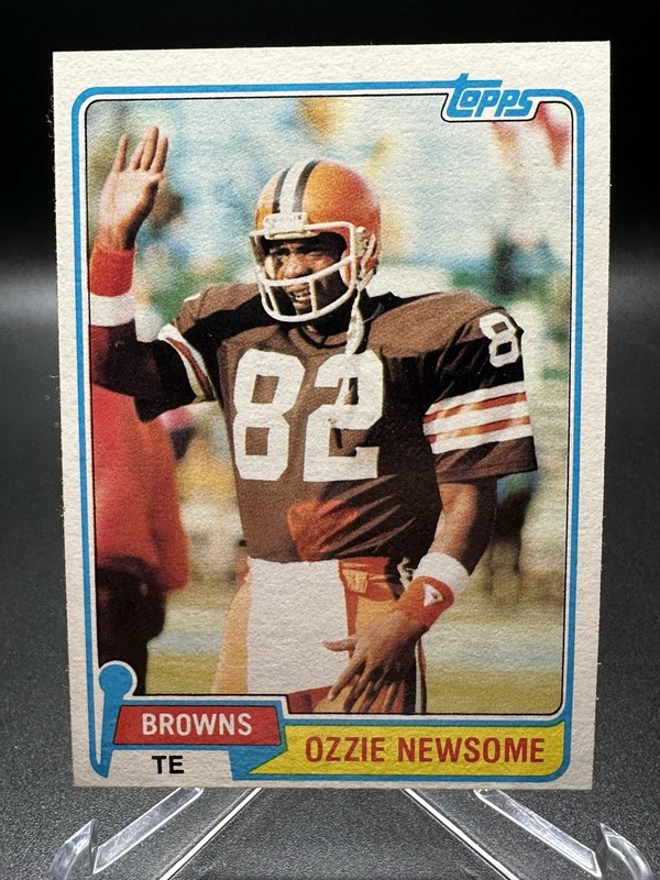 1981 Topps #435 Ozzie Newsome - Cleveland Browns HOF