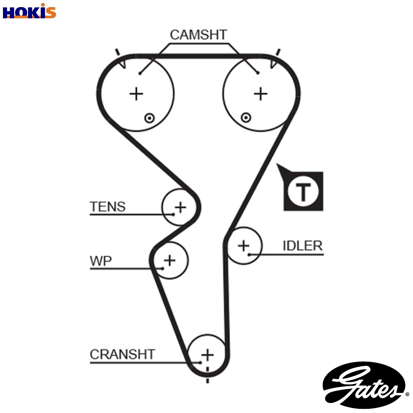 TIMING BELT 5458XS FOR PEUGEOT CITROEN NFX 1.6L 4cyl 106 IINFX 1.6L 4cyl SAXO