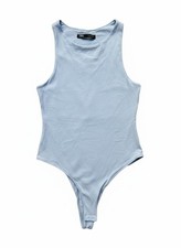 ZARA Light Blue Sleeveless Bodysuit - Medium
