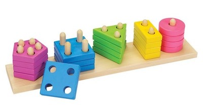 GoKi Wooden Colour Sorting Game