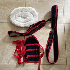 Shires Travel Breastplate & Surcingle Set with Fleece Wither Pad & Tail Guard