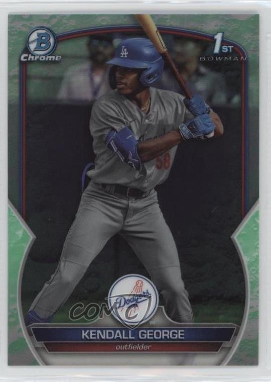 2023 Bowman Draft Chrome Lunar Glow Refractor Kendall George #BDC-190 y9z
