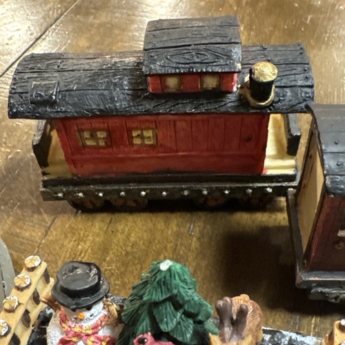 Vintage JC Penney Weihnachtsdeko 1998 Home Towne Express Zug. 18 teiliges Set - Bild 8 von 11
