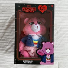Netflix Care Bears x Stranger Things Cheer Bear As Eleven 12 Box Plush