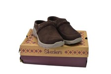 Skechers Easy Going Darling Shoes Womens Size 6 Brown Slip On Lined Comfort