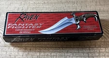 Hibben Knives Gil Hibben Raven UC700 Fantasy Fighter Knife w/ Sheath & Box