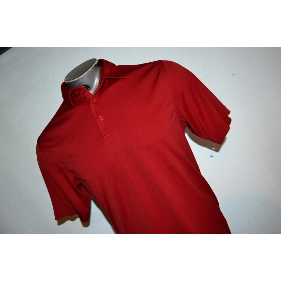 Polo de golf 25541 Callaway rojo poliéster talla mediana para hombre Foto 3 de 4