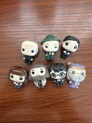 Harry Potter Lot Of 7 Kinder Joy Funko Pops Mini Figures EUC