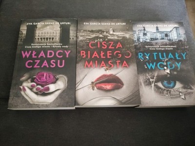 SET 3bücher.  Cisza Bialego Miasta. Eva Garcia Sáenz De Urturi Polnische Bücher