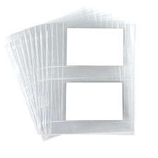 Recipe Card Protector Sheets, Side Load, 50 Count, 8.5x11 Binder, Clear