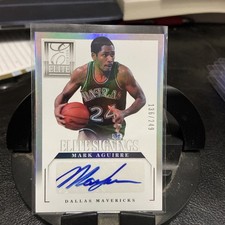 Mark Aguirre 2012 Elite Series Signing Auto Autograph #/249
