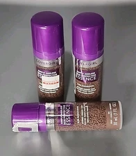 Lot of 3 - CoverGirl Simply Ageless Skin Perfector Essence Fresh Tint 80 DEEP