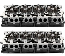 2PCS Cylinder Heads Powerstroke 6.4L Fit for 2008-2010 Ford F250 F350 F450 F550