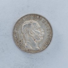 1915 Austria 1 Korona Franz Joseph I silver coin Austrian Mint