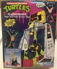 1989 NIB NIP Flushomatic TMNT Teenage Mutant Ninja Turtles New In Box Playmates