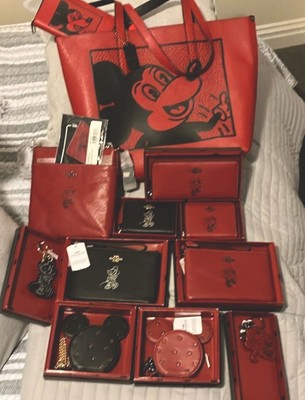 14 Piece LE Discontinued Coach Disney MM Collector Set 