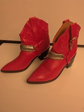 Toga Pulla Harness Cowboy Boots - From the set of 'The Bold Type' - size 41