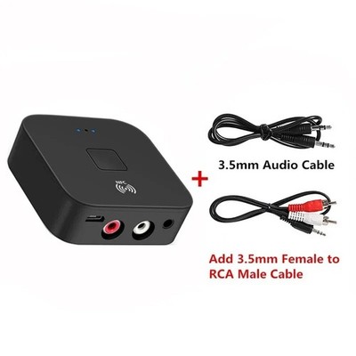 Bluetooth 5.0 NFC Empfänger 3.5mm AUX Cinch Buchse Hifi Wireless Audio Adapter