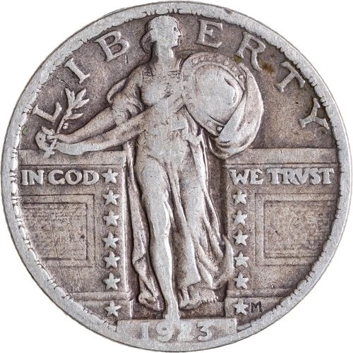 1923 US Standing Liberty Quarter - Fine+ Condition