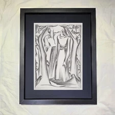 Joseph Marsh Sheridan "Lyric No.2" CUSTOM FRAMED Art