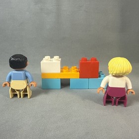 Lego DUPLO My First Shop #10546 Two Printed Brick Register Sectional, 2 Minifigs