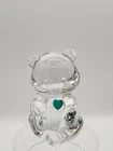 Fenton Glass May Birthstone Bear Figurine