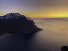 Landscape norway winter Custom Gaming Mat Desk