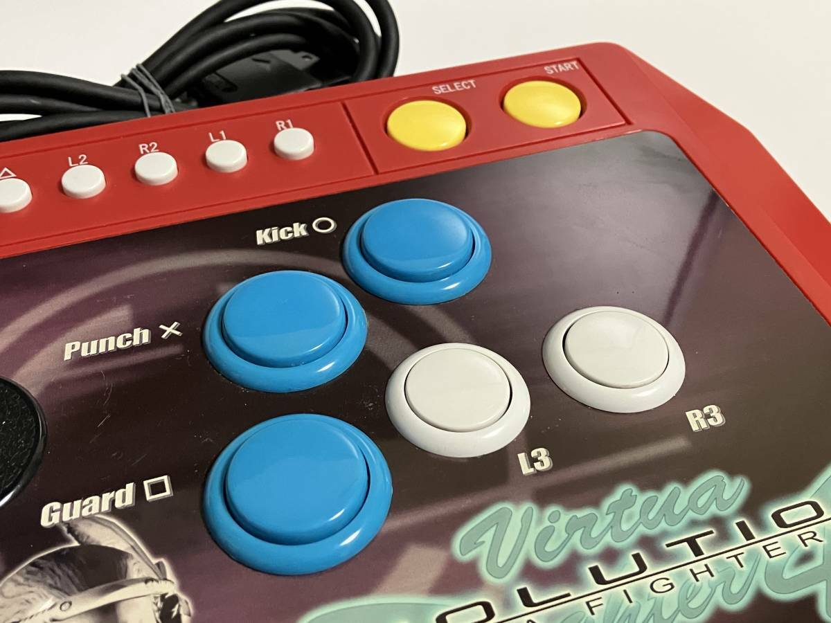 HORI Virtua Fighter 4 Evolution Stick RED Controller Playstation2