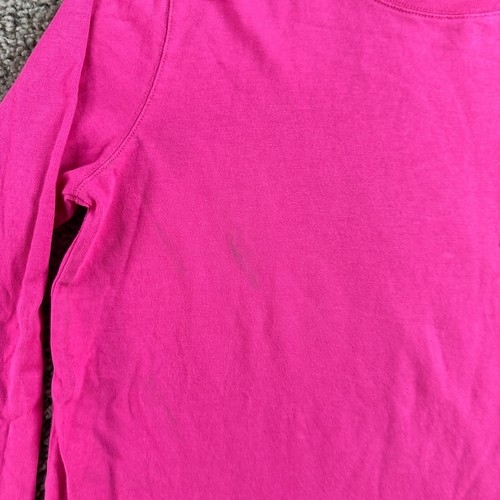 Vineyard Vines Shirt Girls L Pink Green Elf Merry Christmas Long Sleeve Kids - Picture 8 of 10