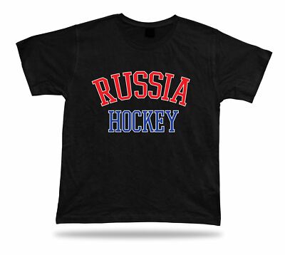 RUSSIA HOCKEY t-shirt tee international world ice cup olympic sport stadium area