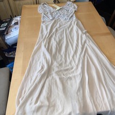 Jkara Dress Size 14 Mother Of The Bride Wedding Beige Silver