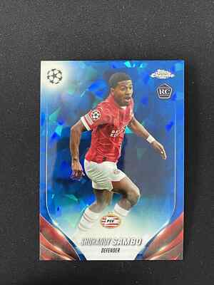 Shurandy Sambo 2024 Topps Chrome Sapphire UEFA RC #27