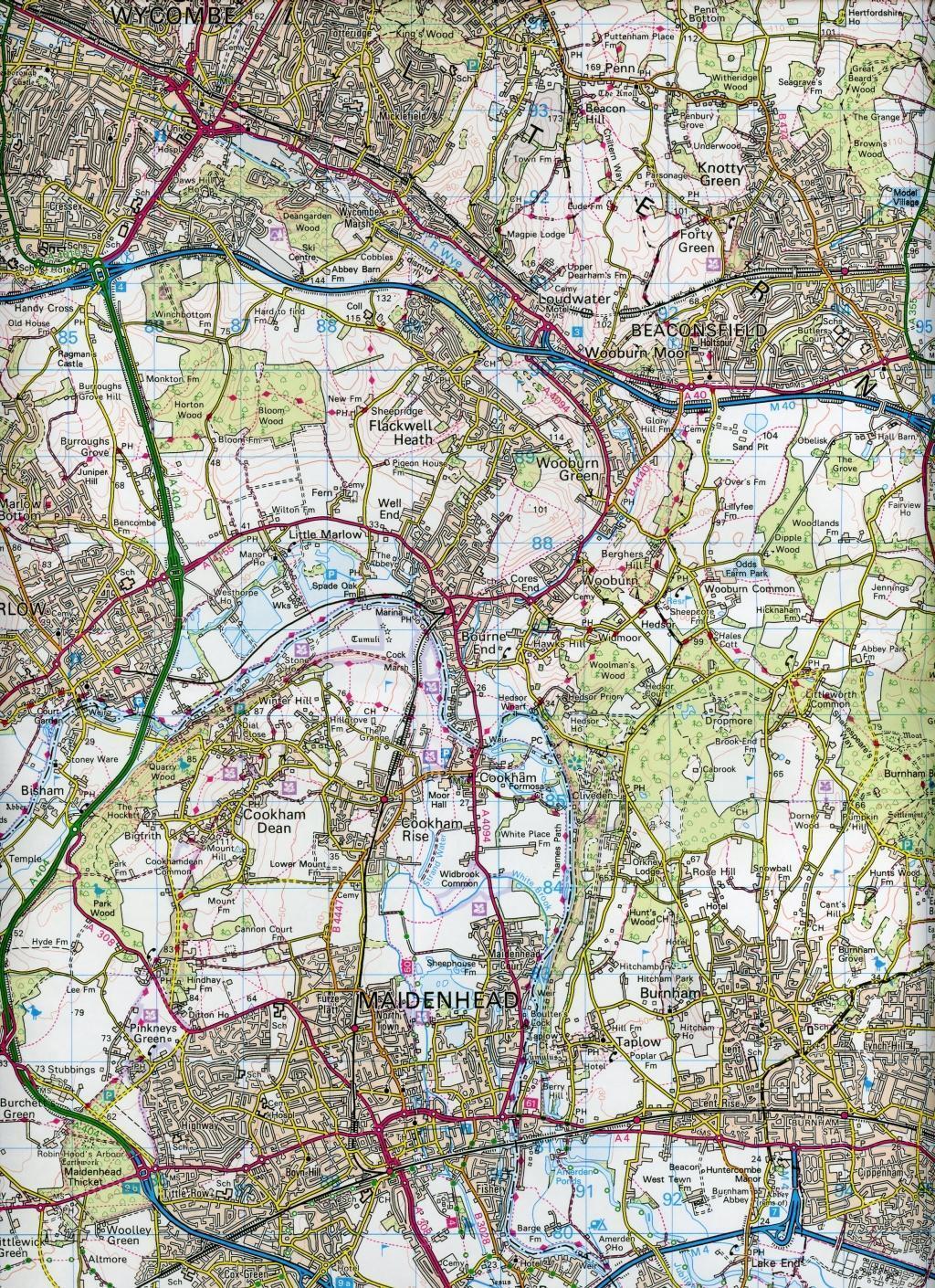 Thumbnail - Ordnance Survey | Reading, Windsor, Henley-on-thames & Bracknell |