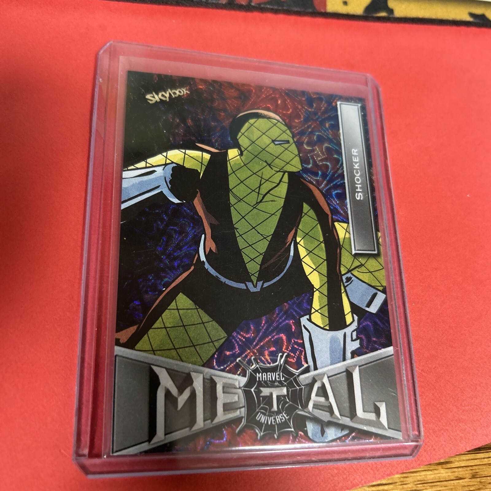 2021 Upper Deck Skybox Spider-Man Marvel Metal Universe Grandiose Shocker #78