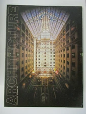 ARCHITECTURE MAGAZINE NOVEMBER 1983 OLD POST OFFICE CORTILE WASHINGTON DC