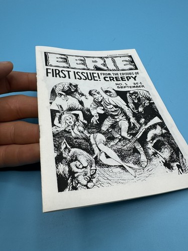 EERIE #1 Warren Magazine SCARCE RARE 1965 Silver Age Missing Pages Excellent - Picture 3 of 9